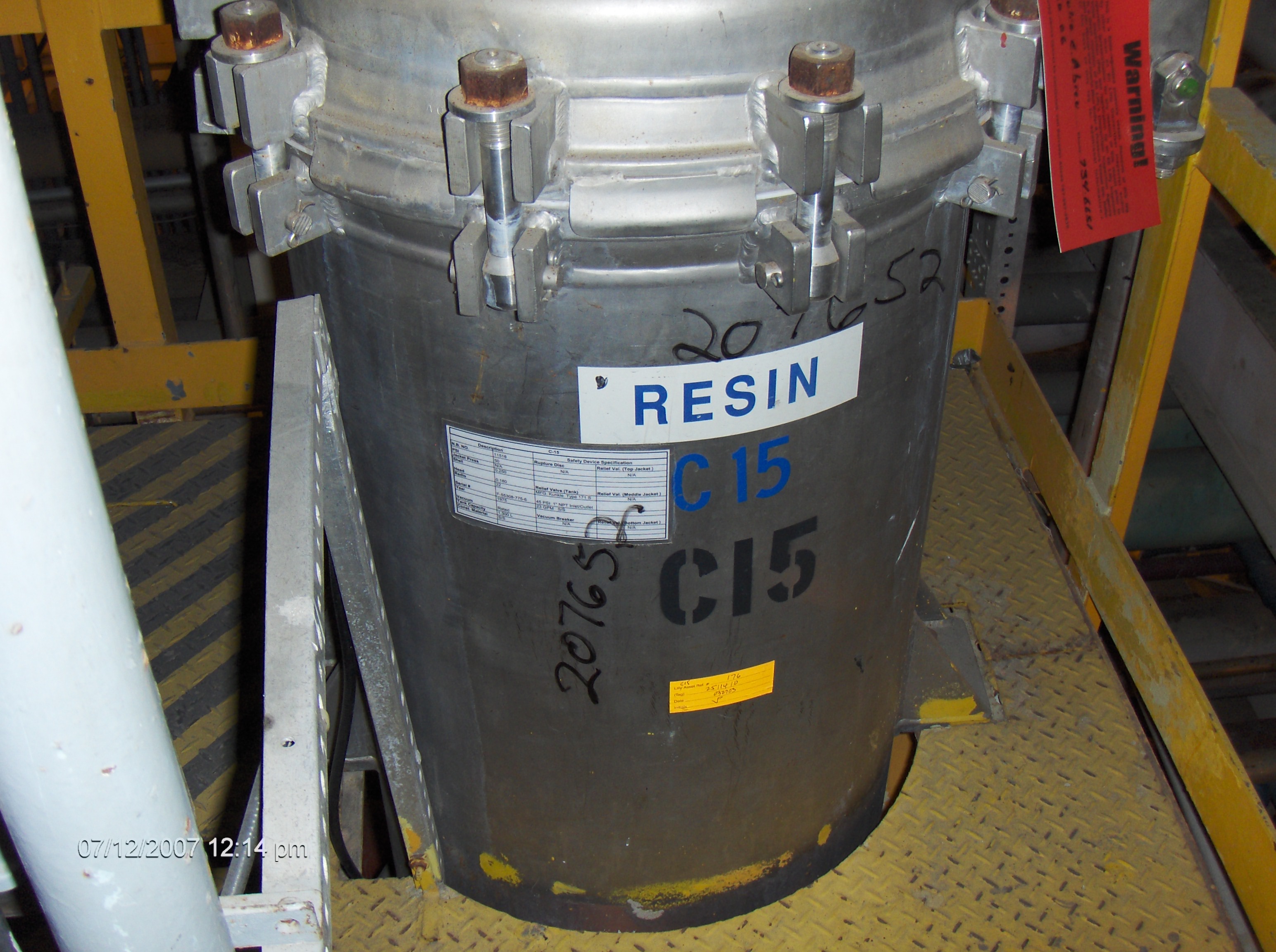  Packed Column 559 mm (22 in) Stainless Steel 304 For Sale - IPP# 207652