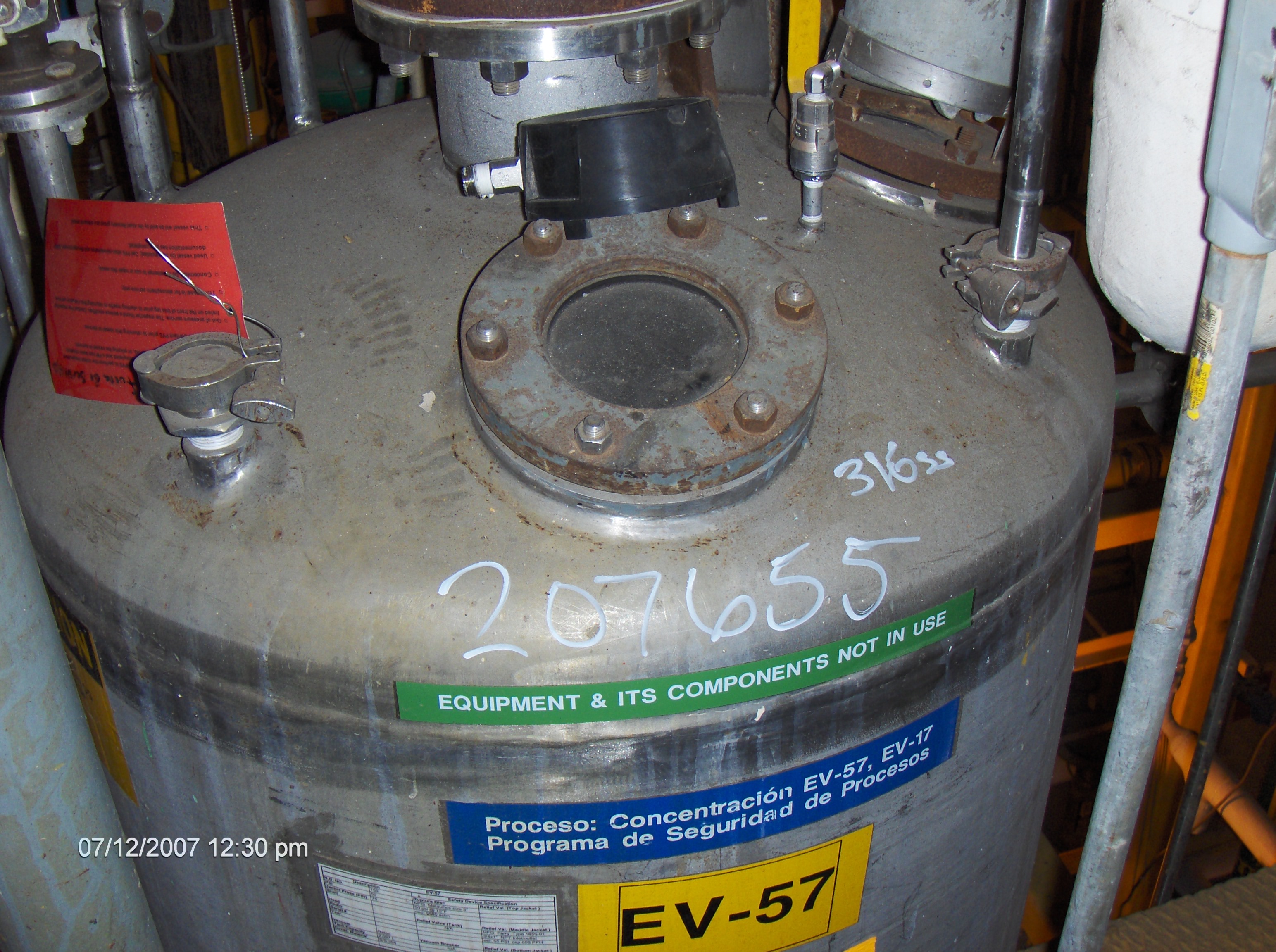  Rising/Falling Film Evaporator 45.4 kg/h (100 lb/h)  For Sale - IPP# 207655