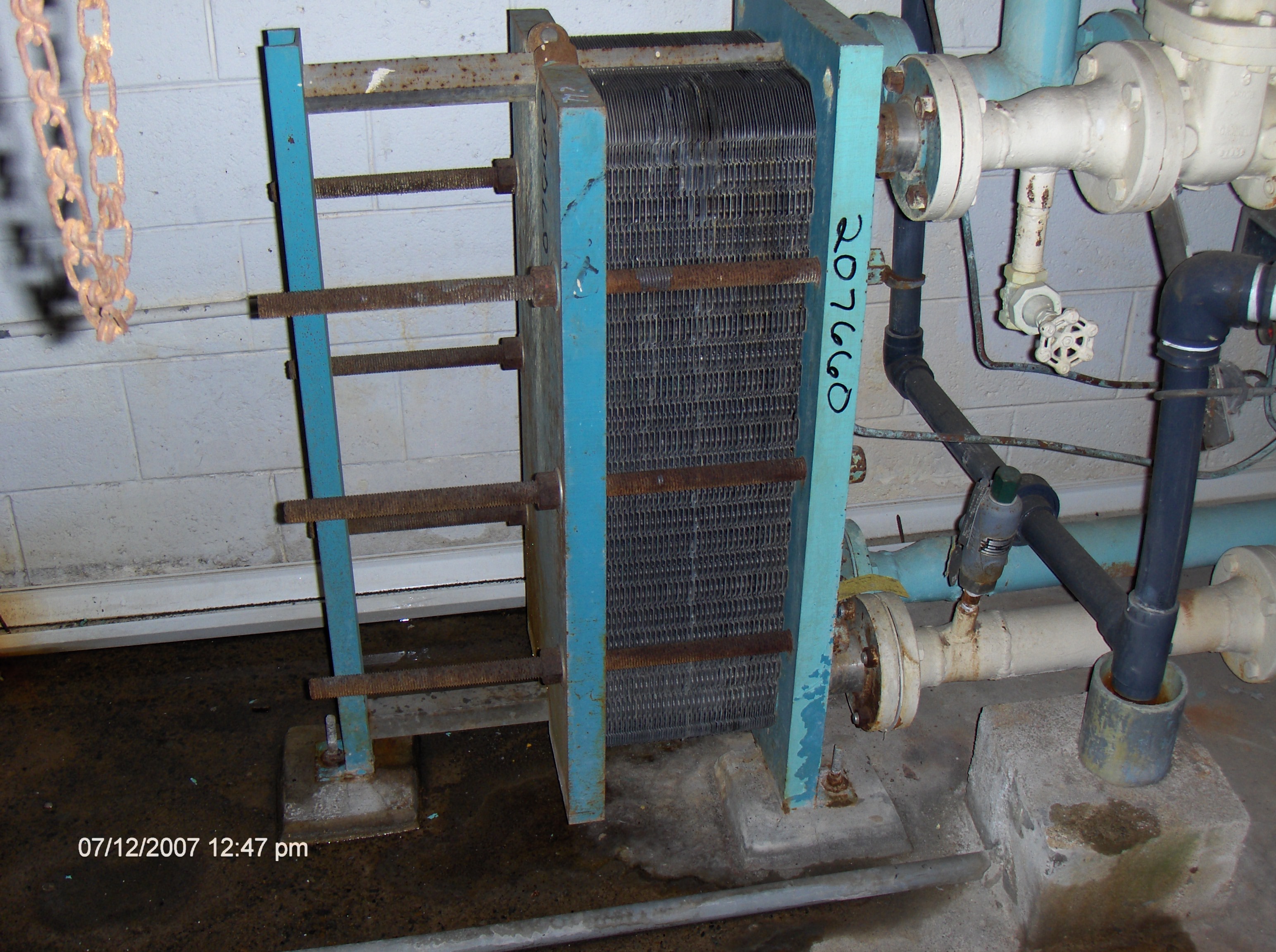 Titanium APV SR25 Plate and Frame Heat Exchanger - IPP# 207660
