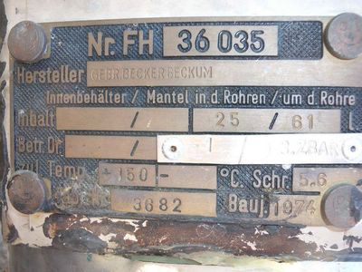  Stainless Steel Austenitic Rising/Falling Film Evaporator 100 kg/h (220.5 lb/h) For Sale - IPP# 207947