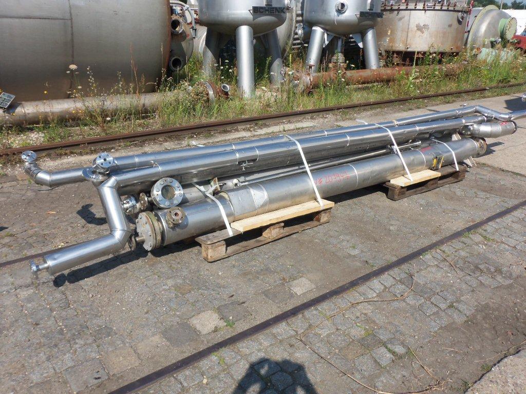  Stainless Steel Austenitic Rising/Falling Film Evaporator 100 kg/h (220.5 lb/h) For Sale - IPP# 207947