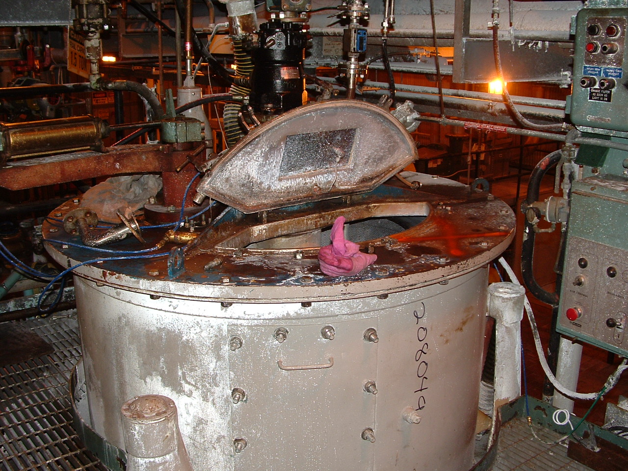 Stainless Steel 316 DeLaval 48x24 Mark III Manual Discharge-Top Centrifuge-Basket - IPP# 208049