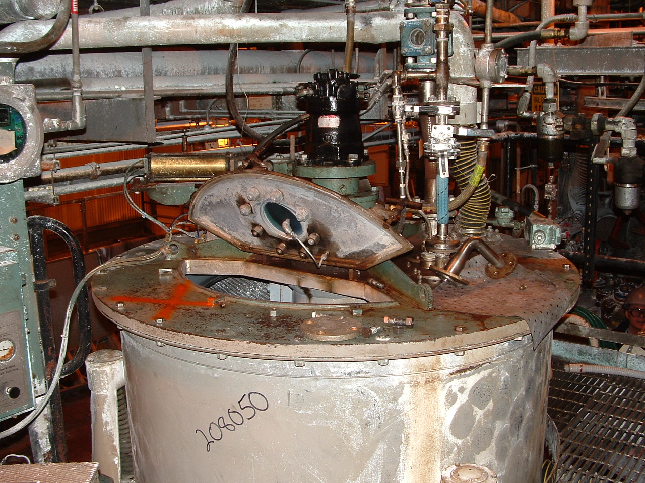  Stainless Steel 316 Auto Discharge-Bottom Centrifuge-Basket 1,219 mm (48 in) For Sale - IPP# 208050