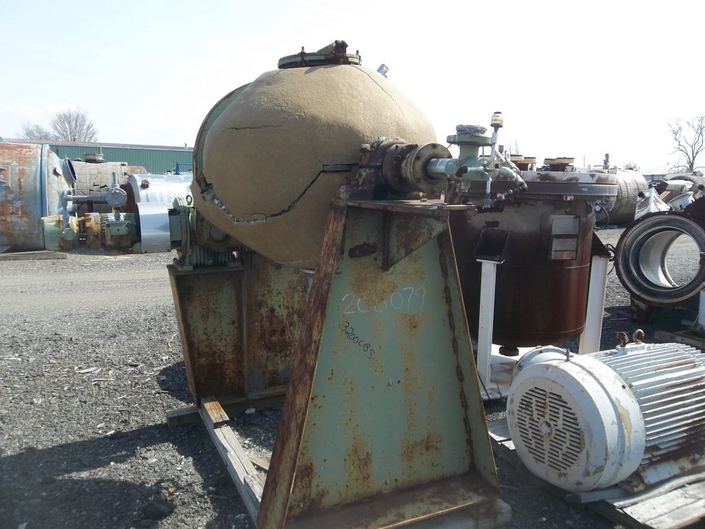  Stainless Steel 316  Dryer-Twin Shell & Double Cone 0.14 m3 (5 ft3) For Sale - IPP# 208079