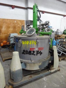 Stainless Steel 316 Auto Discharge-Bottom Centrifuge-Basket