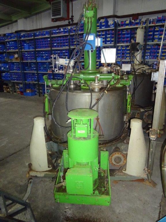  Stainless Steel 316 Auto Discharge-Bottom Centrifuge-Basket 1,000 mm (39.4 in) For Sale - IPP# 208274