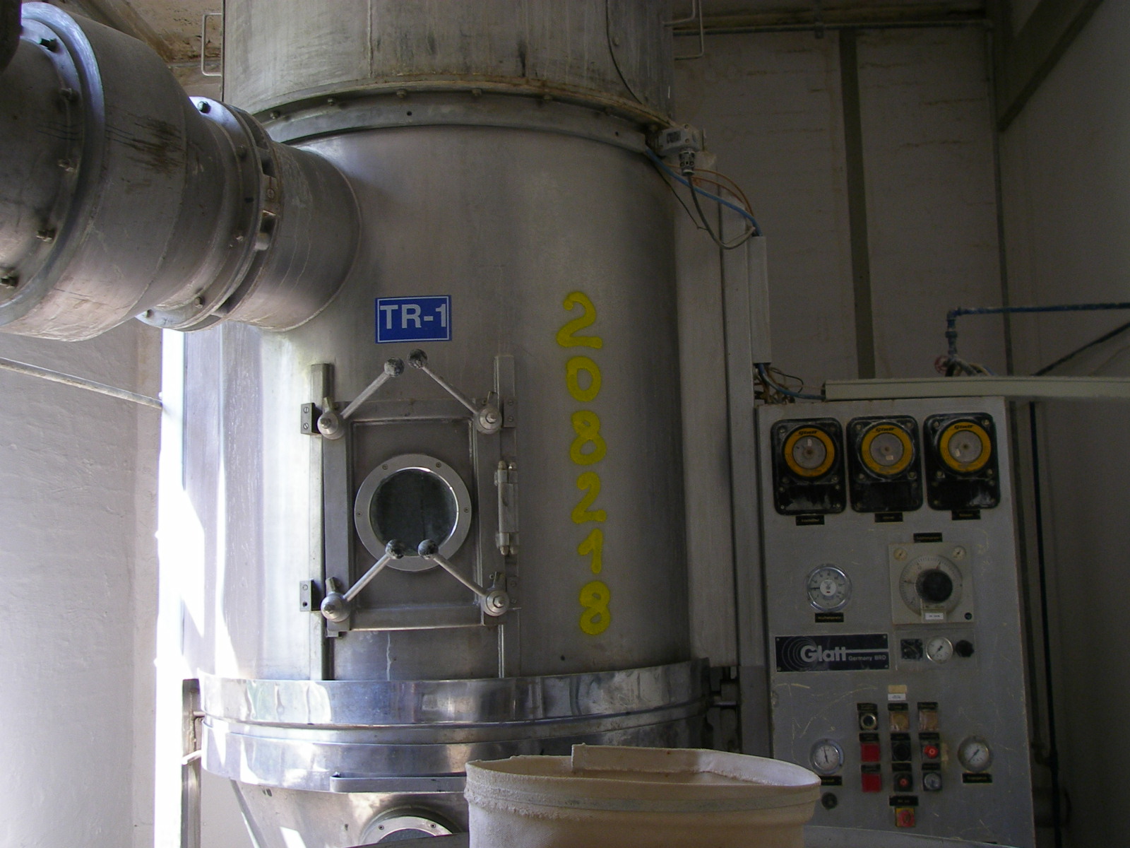  Stainless Steel Other  Dryer-Fluid Bed 500 L (132.1 gallons) For Sale - IPP# 208218