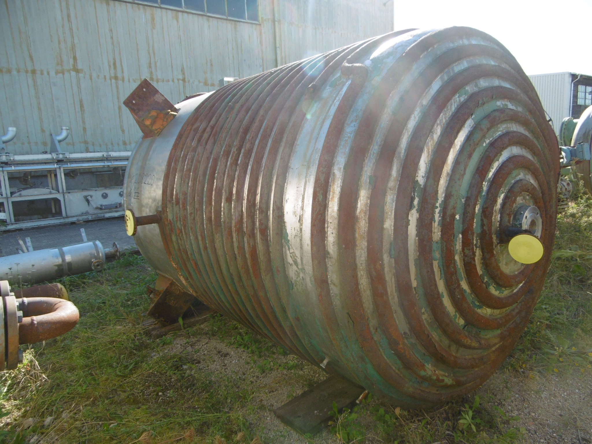  Batch-Type Agitated Reactor 7,000 L (1,850 gallons) Stainless Steel Austenitic For Sale - IPP# 208220