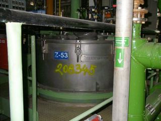 Stainless Steel Austenitic Auto Discharge-Bottom Centrifuge-Basket