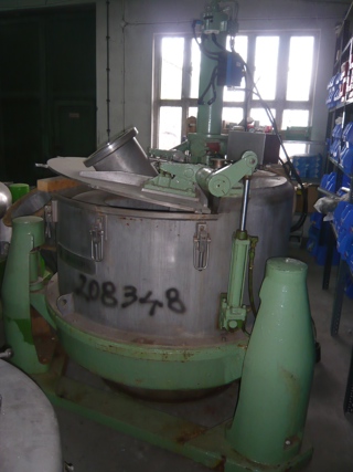 Stainless Steel Austenitic Auto Discharge-Bottom Centrifuge-Basket