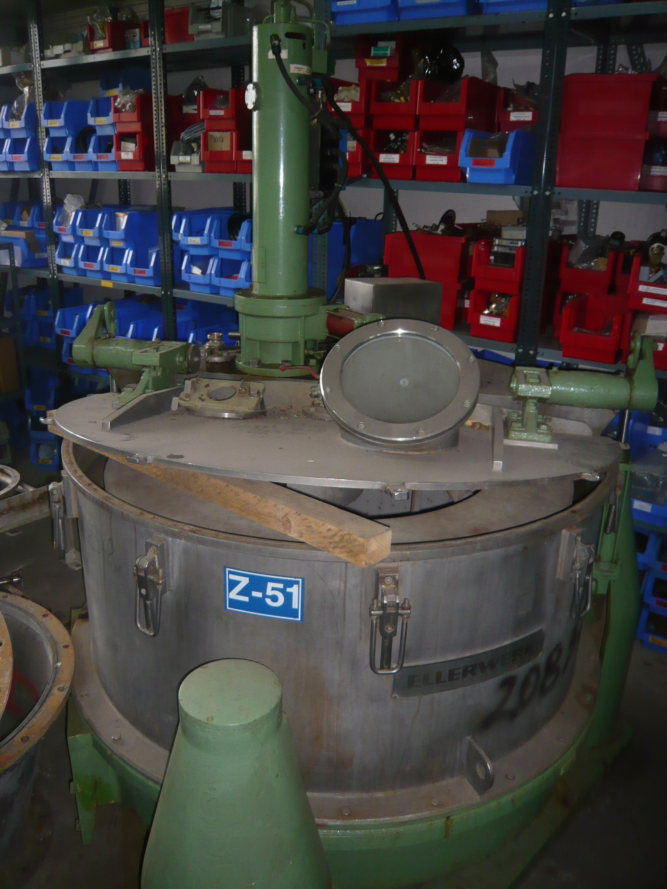  Stainless Steel Austenitic Auto Discharge-Bottom Centrifuge-Basket 1,250 mm (49.2 in) For Sale - IPP# 208348