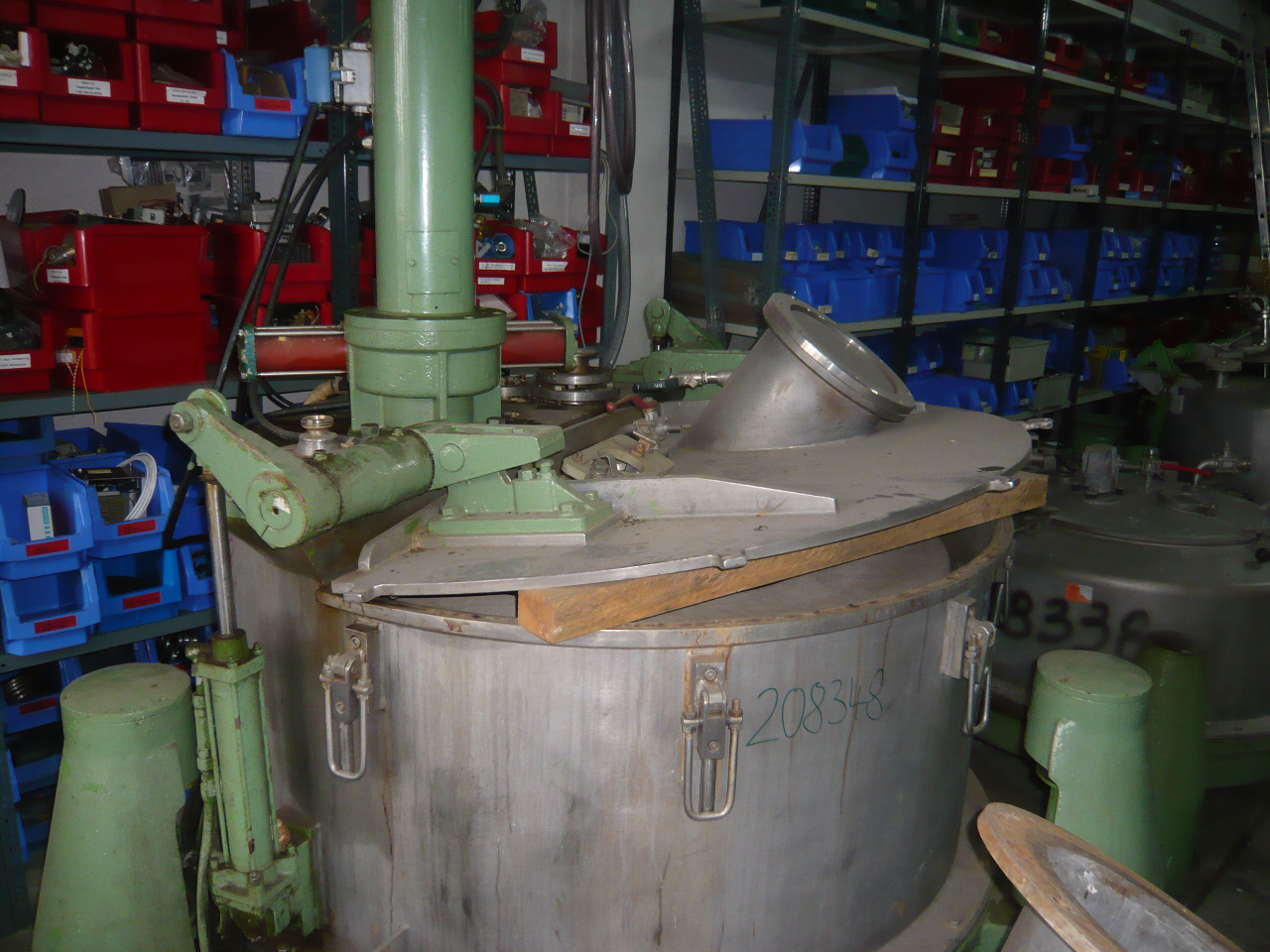  Stainless Steel Austenitic Auto Discharge-Bottom Centrifuge-Basket 1,250 mm (49.2 in) For Sale - IPP# 208348