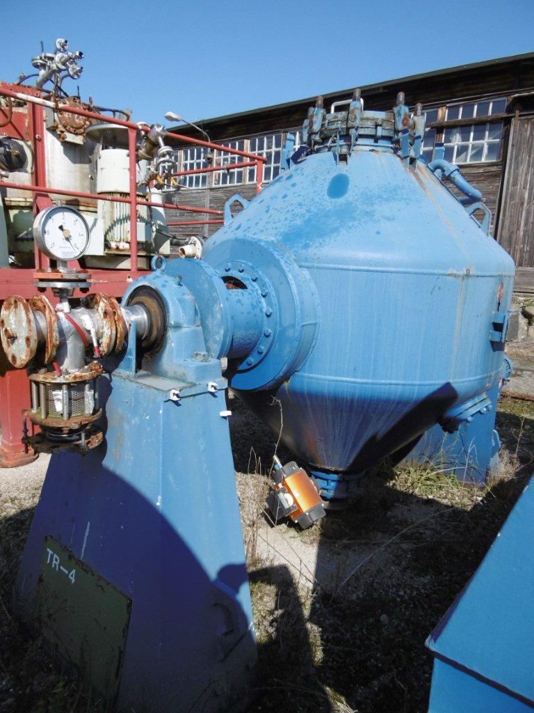   Dryer-Twin Shell & Double Cone 1.6 m3 (56.5 ft3) Glasslined For Sale - IPP# 208369