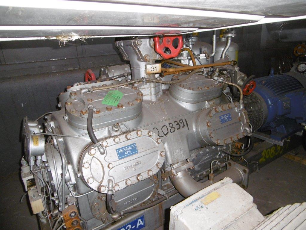   Reciprocating Compressor 671 m3/h (394.9 CFM) For Sale - IPP# 208391