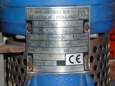  Centrifugal Pump 3 m3/h (13.2 GPM) Stainless Steel Other For Sale - IPP# 208312