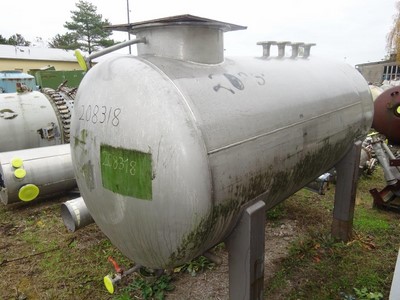 Stainless Steel Austenitic Gerhard & Rauh  Tank - IPP# 208318