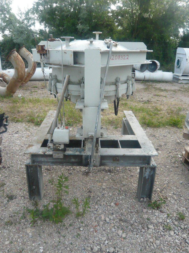  Stainless Steel 316 Nutsche Filter 0.85 m² (9.1 ft²) For Sale - IPP# 208322