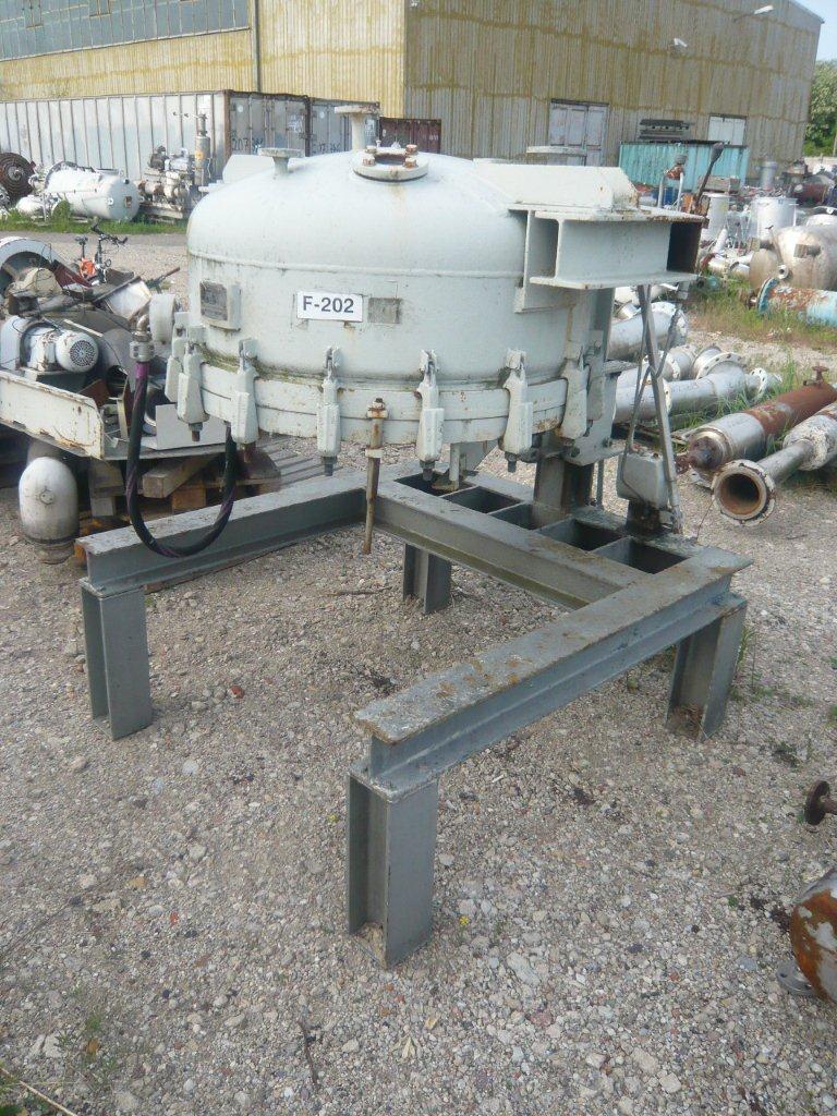 Stainless Steel 316 Nutsche Filter 0.85 m² (9.1 ft²) For Sale - IPP# 208322