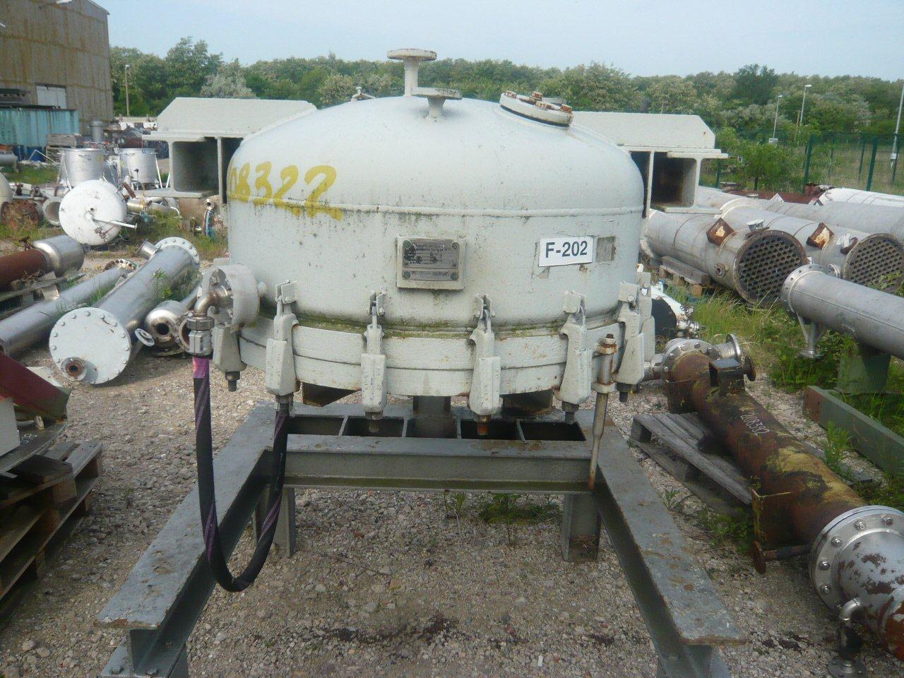  Stainless Steel 316 Nutsche Filter 0.85 m² (9.1 ft²) For Sale - IPP# 208322
