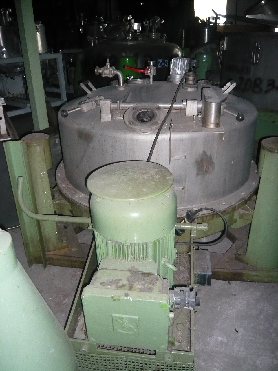 Stainless Steel Austenitic Manual Discharge-Top Centrifuge-Basket 1,000 mm (39.4 in) For Sale - IPP# 208338