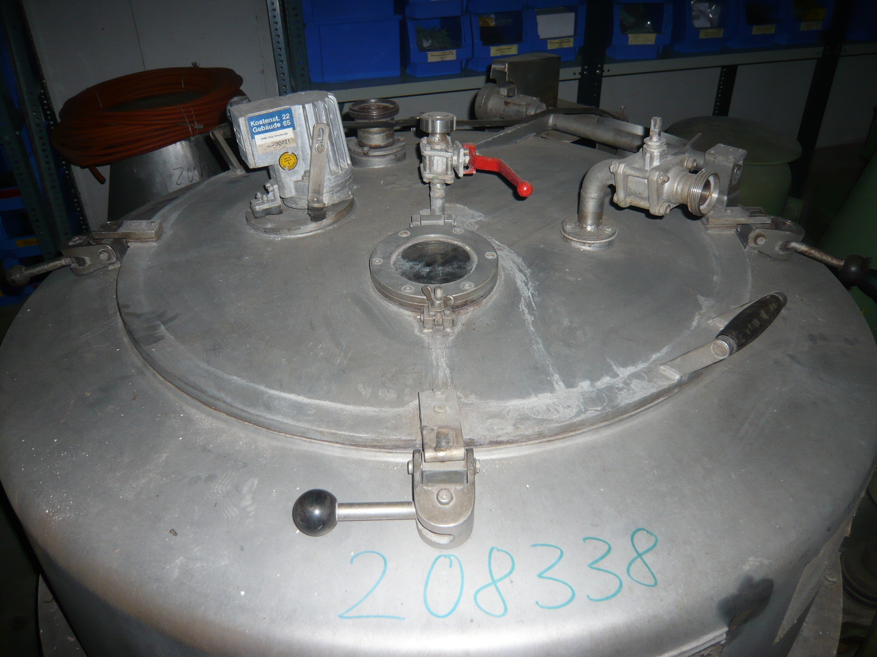  Stainless Steel Austenitic Manual Discharge-Top Centrifuge-Basket 1,000 mm (39.4 in) For Sale - IPP# 208338
