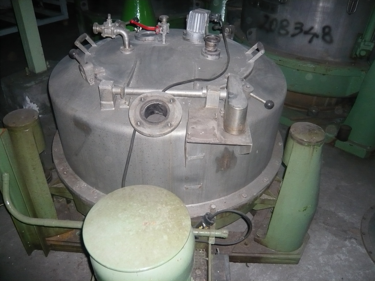  Stainless Steel Austenitic Manual Discharge-Top Centrifuge-Basket 1,000 mm (39.4 in) For Sale - IPP# 208338