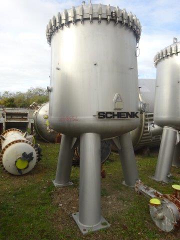 Stainless Steel 321 Schenk ZHF-S80 Pressure Leaf Filter - IPP# 208456