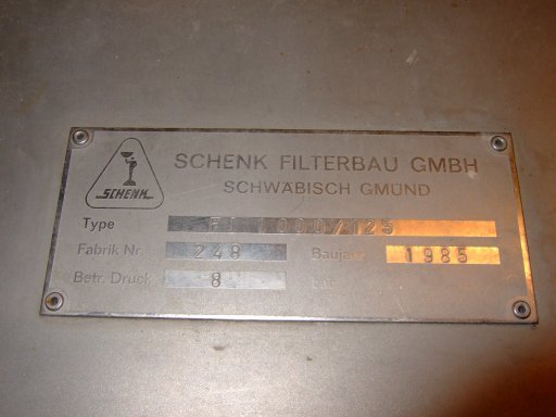  Stainless Steel Austenitic Press Filter  For Sale - IPP# 208459