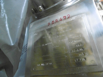 Stainless Steel 321 Frewitt SG Granulator/Disintegrator Pulverizer - IPP# 208492