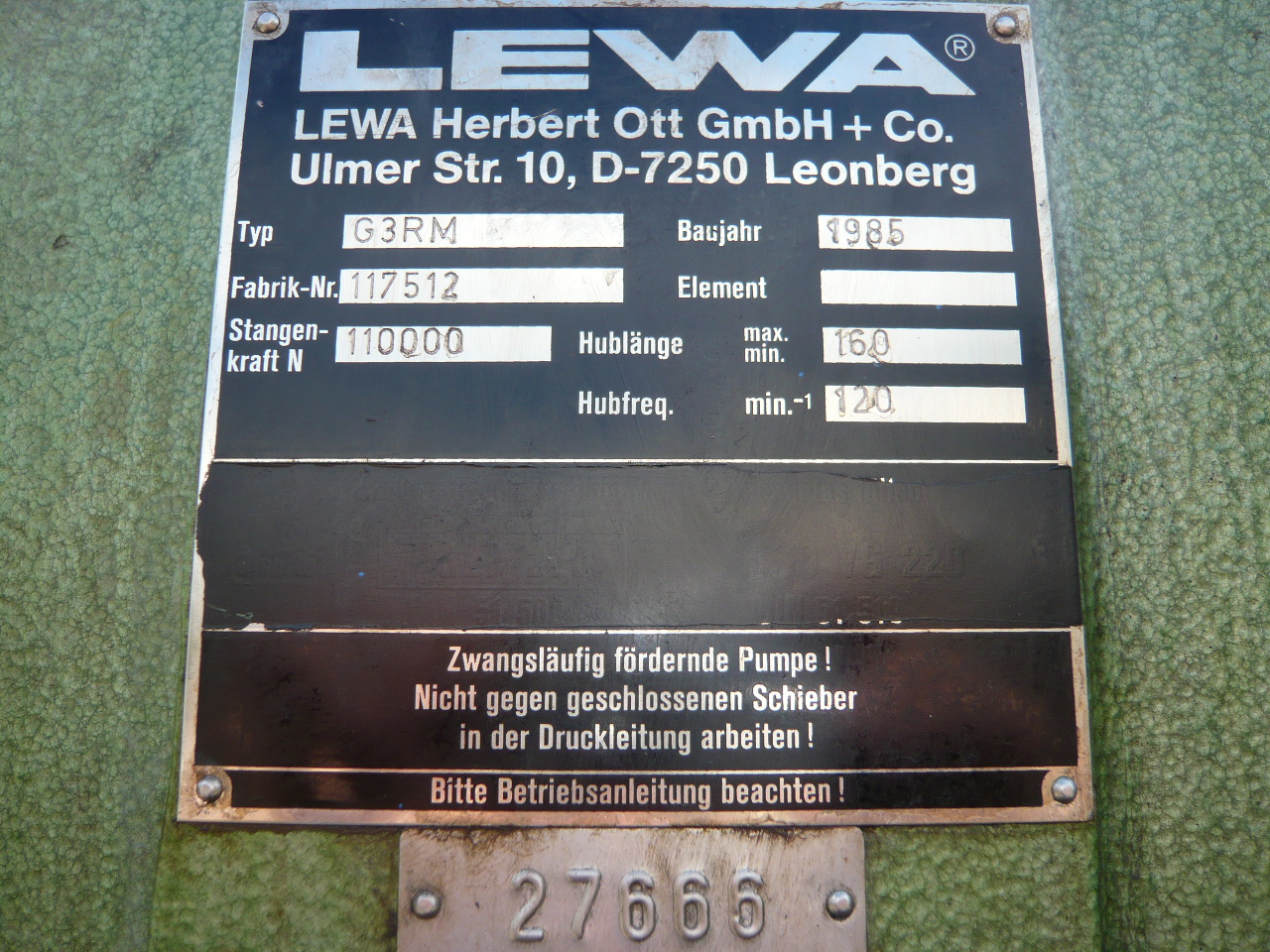  Stainless Steel Austenitic Reciprocating Pump 100 m3/h (440.3 GPM) For Sale - IPP# 208417