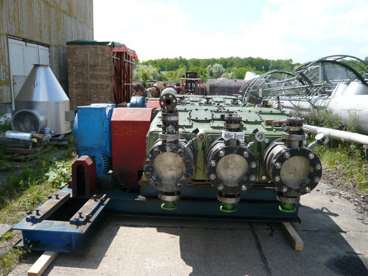  Stainless Steel Austenitic Reciprocating Pump 100 m3/h (440.3 GPM) For Sale - IPP# 208416