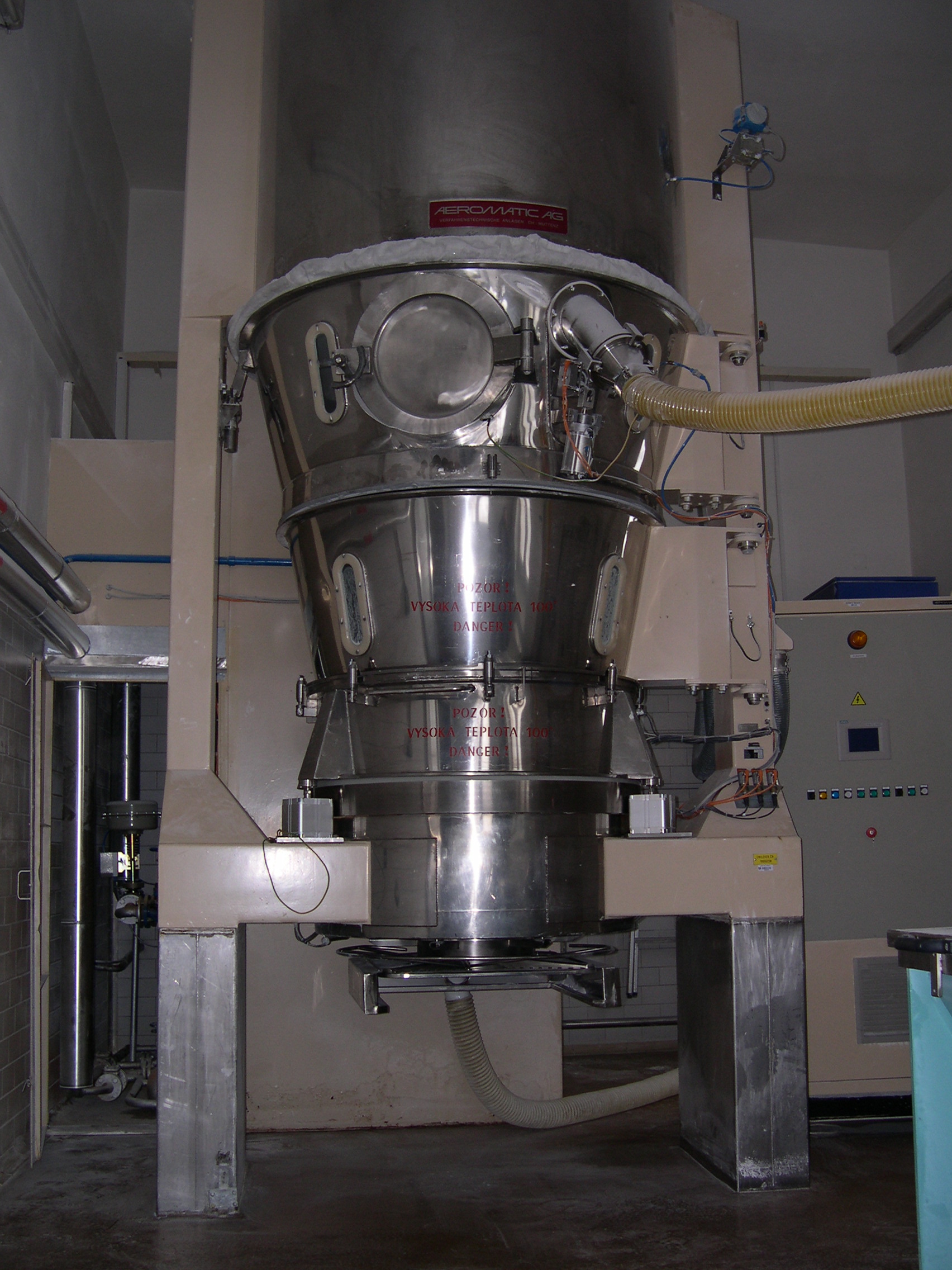  Stainless Steel 304  Dryer-Fluid Bed 600 L (158.5 gallons) For Sale - IPP# 208847