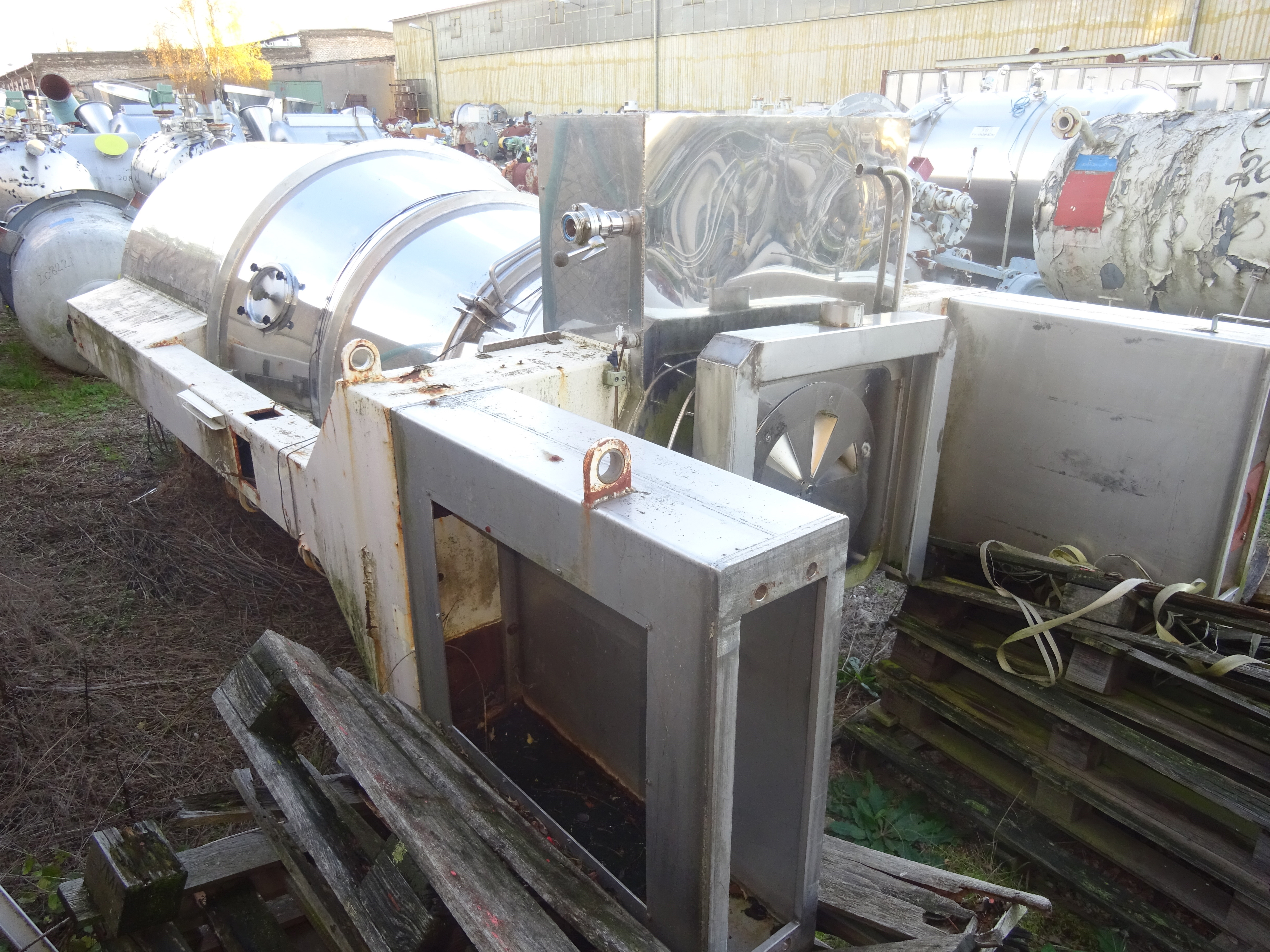  Stainless Steel 304  Dryer-Fluid Bed 600 L (158.5 gallons) For Sale - IPP# 208847