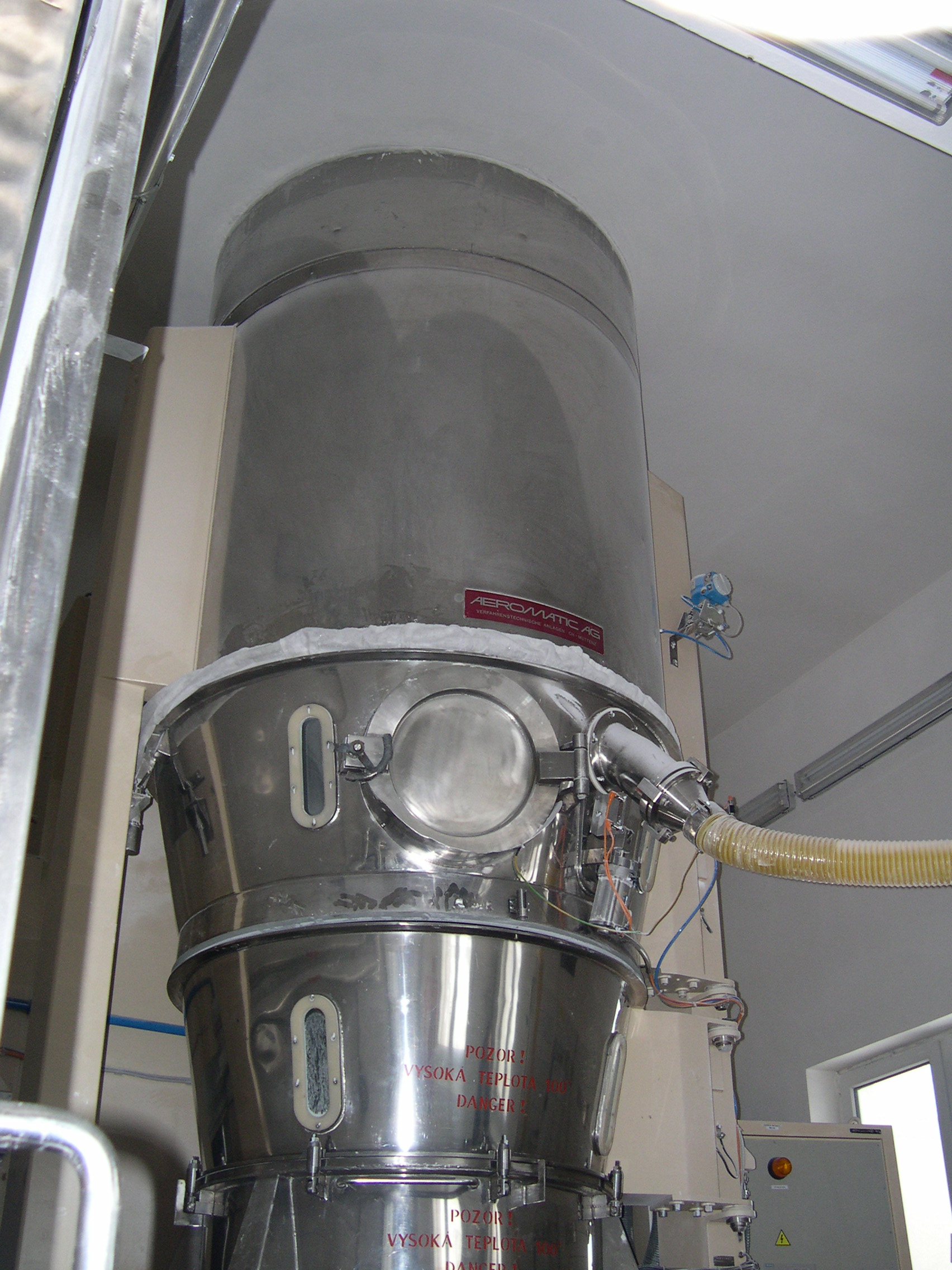  Stainless Steel 304  Dryer-Fluid Bed 600 L (158.5 gallons) For Sale - IPP# 208847