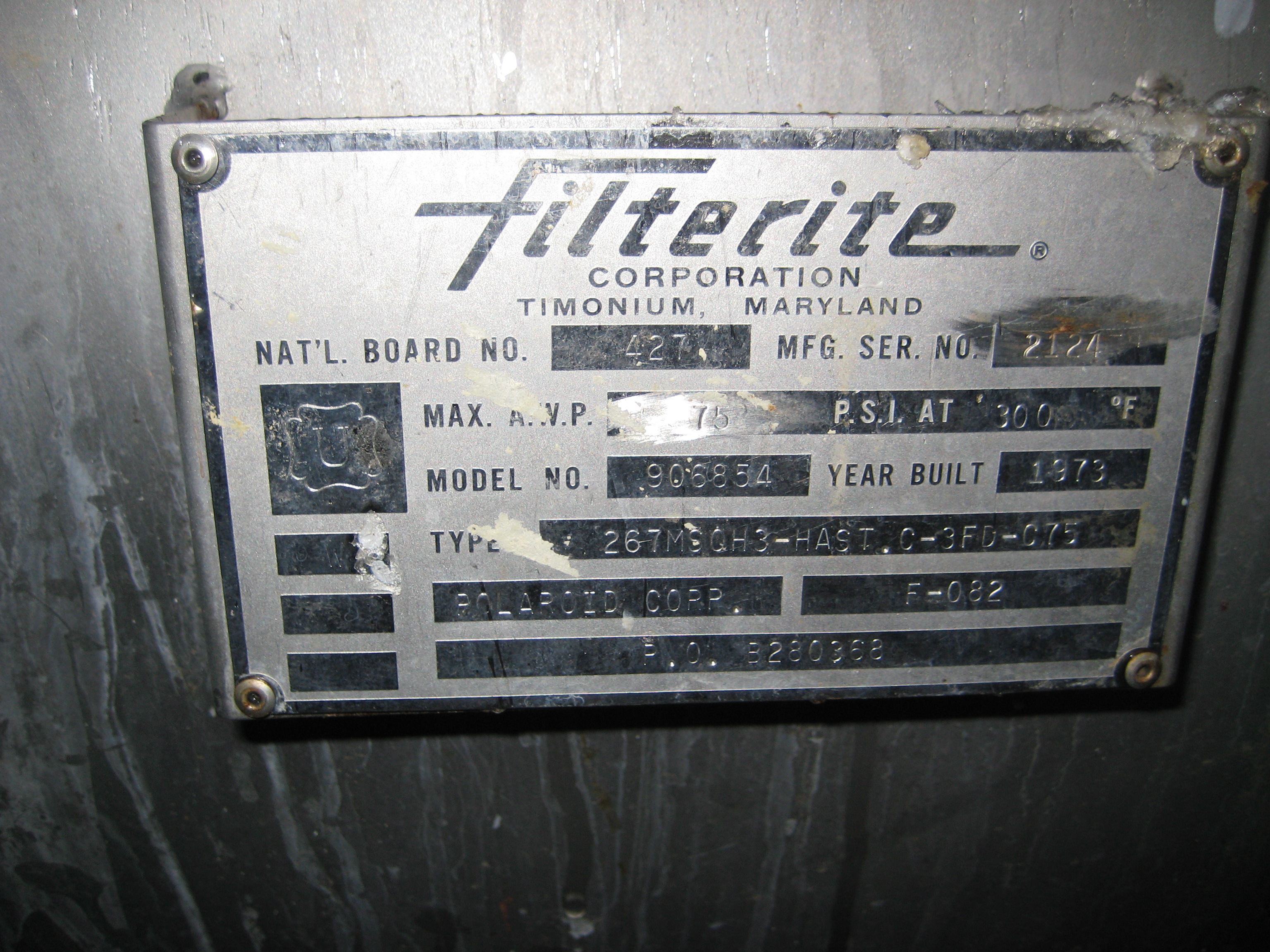  Cartridge And Candle Filter 16.5 m² (178 ft²) Hastelloy - Other For Sale - IPP# 209487
