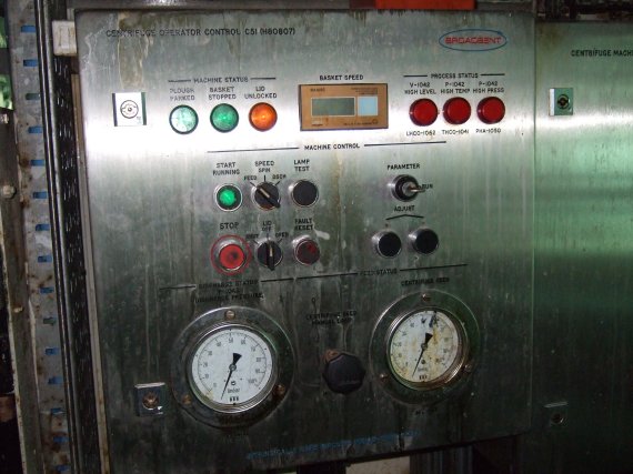 Stainless Steel 316 Broadbent 46A Auto Discharge-Bottom Centrifuge-Basket - IPP# 209894