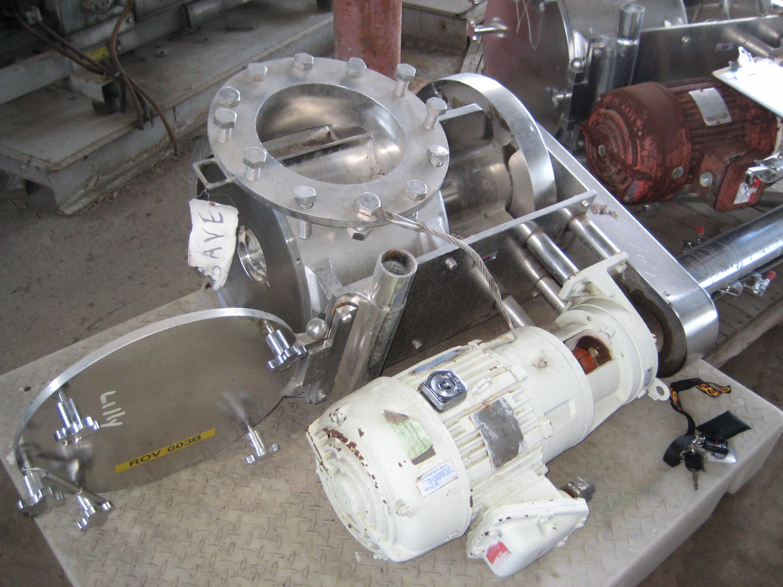  Stainless Steel 316 Rotary Feeder 254 mm (10 in) For Sale - IPP# 200799