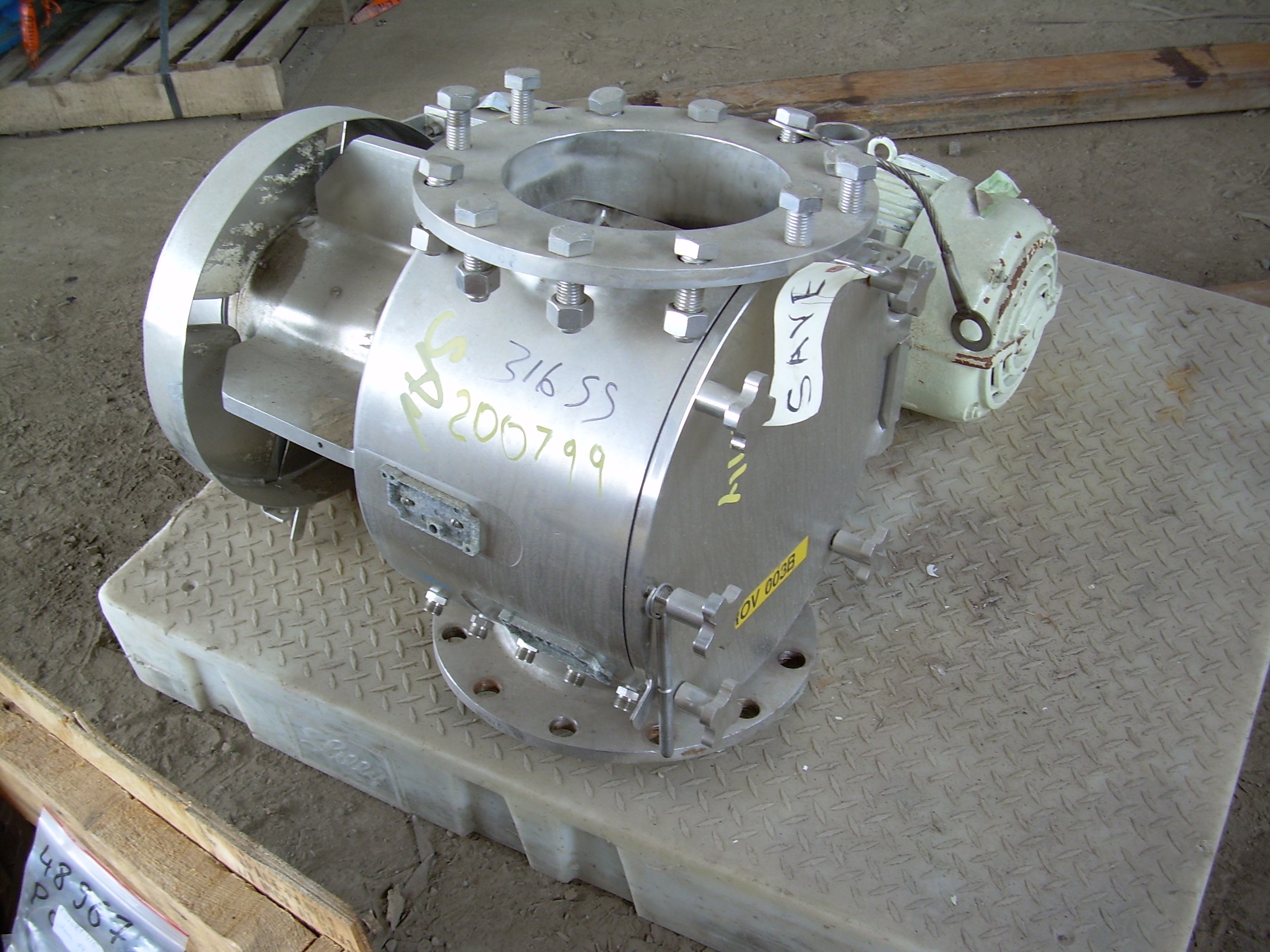  Stainless Steel 316 Rotary Feeder 254 mm (10 in) For Sale - IPP# 200799