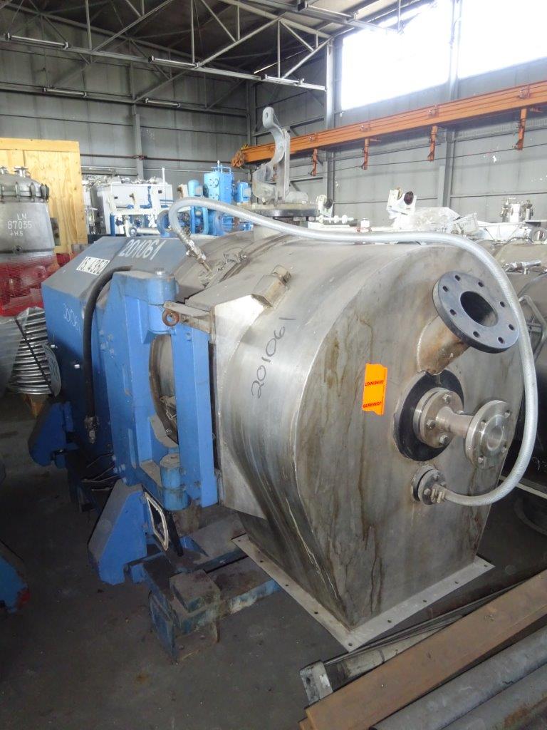 Halar Lined Heinkel HF 600 Centrifuge-Inverting Filter - IPP# 201061