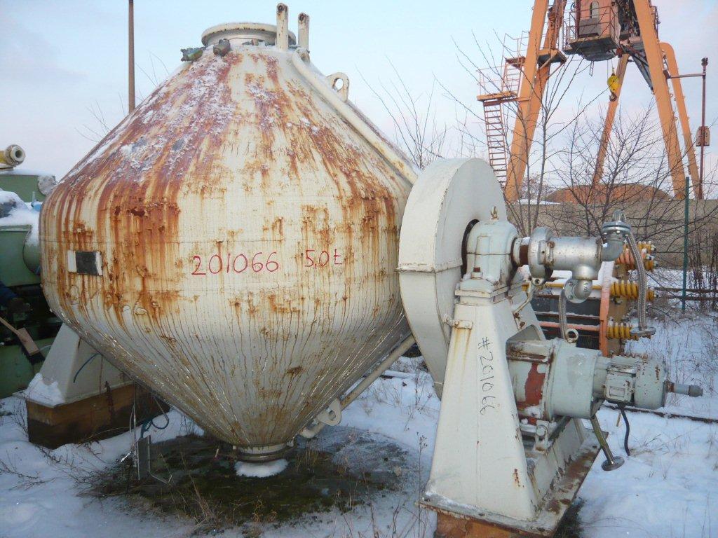   Dryer-Twin Shell & Double Cone 4 m3 (141.3 ft3) Glasslined For Sale - IPP# 201066