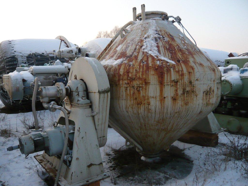   Dryer-Twin Shell & Double Cone 4 m3 (141.3 ft3) Glasslined For Sale - IPP# 201066