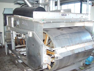 Stainless Steel 316 North American Process Systems N-86-639 Dryer-Flaker Drum and Belt