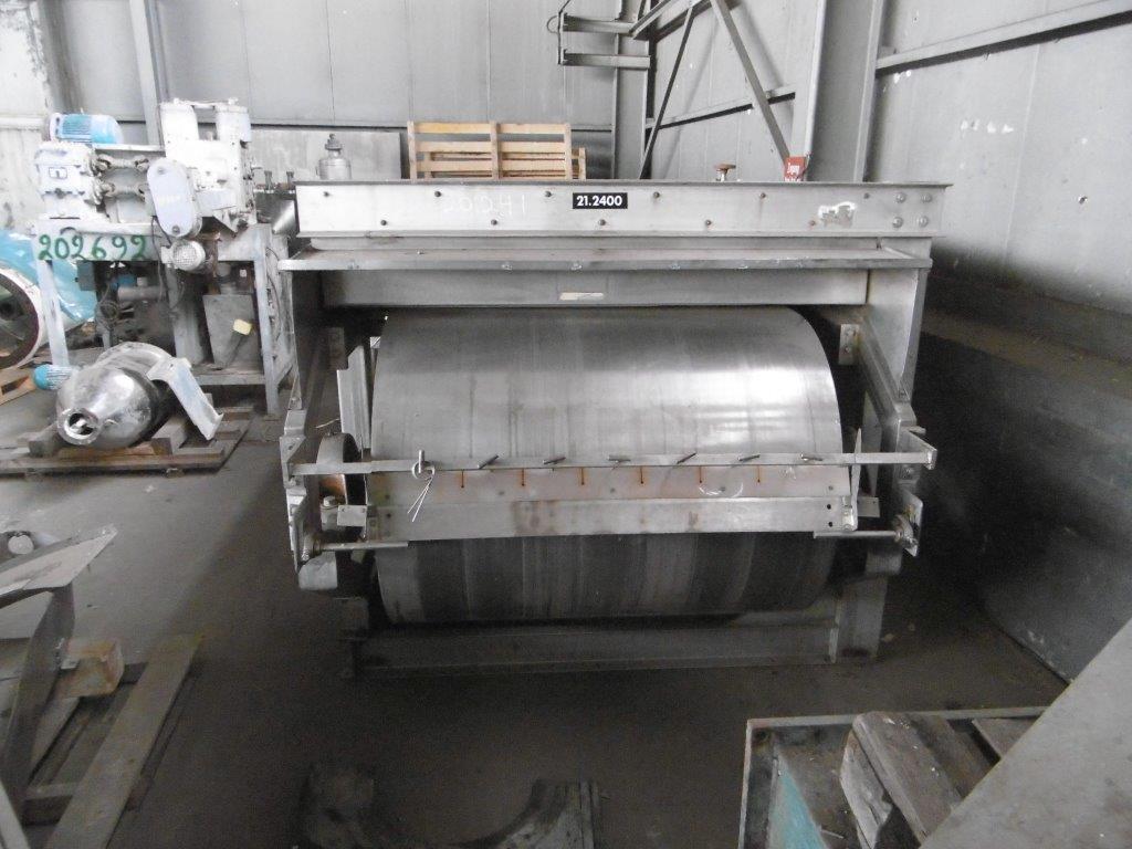 Stainless Steel 316 North American Process Systems N-86-639 Dryer-Flaker Drum and Belt - IPP# 201241
