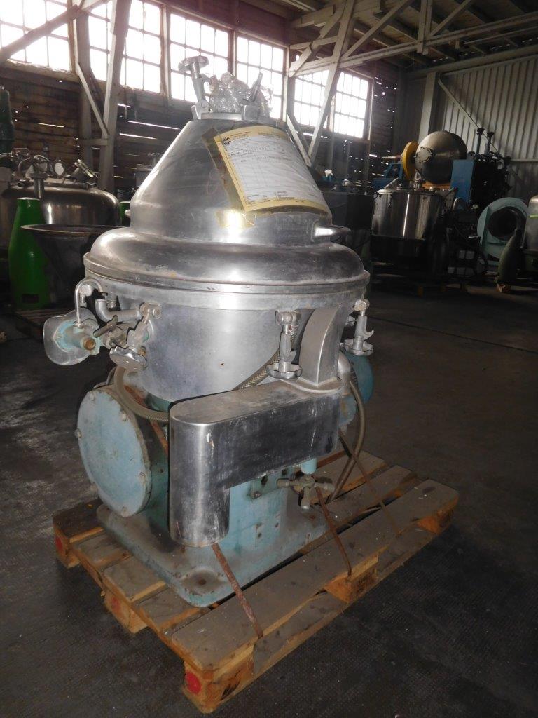  Stainless Steel Other  Centrifuge-Disc Bowl 15 kW (20.1 HP) For Sale - IPP# 201482