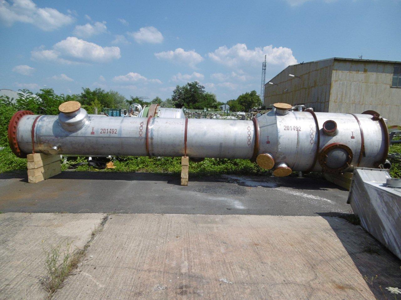  Rising/Falling Film Evaporator 1,350 kg/h (3,000 lb/h) Stainless Steel 316 For Sale - IPP# 201492