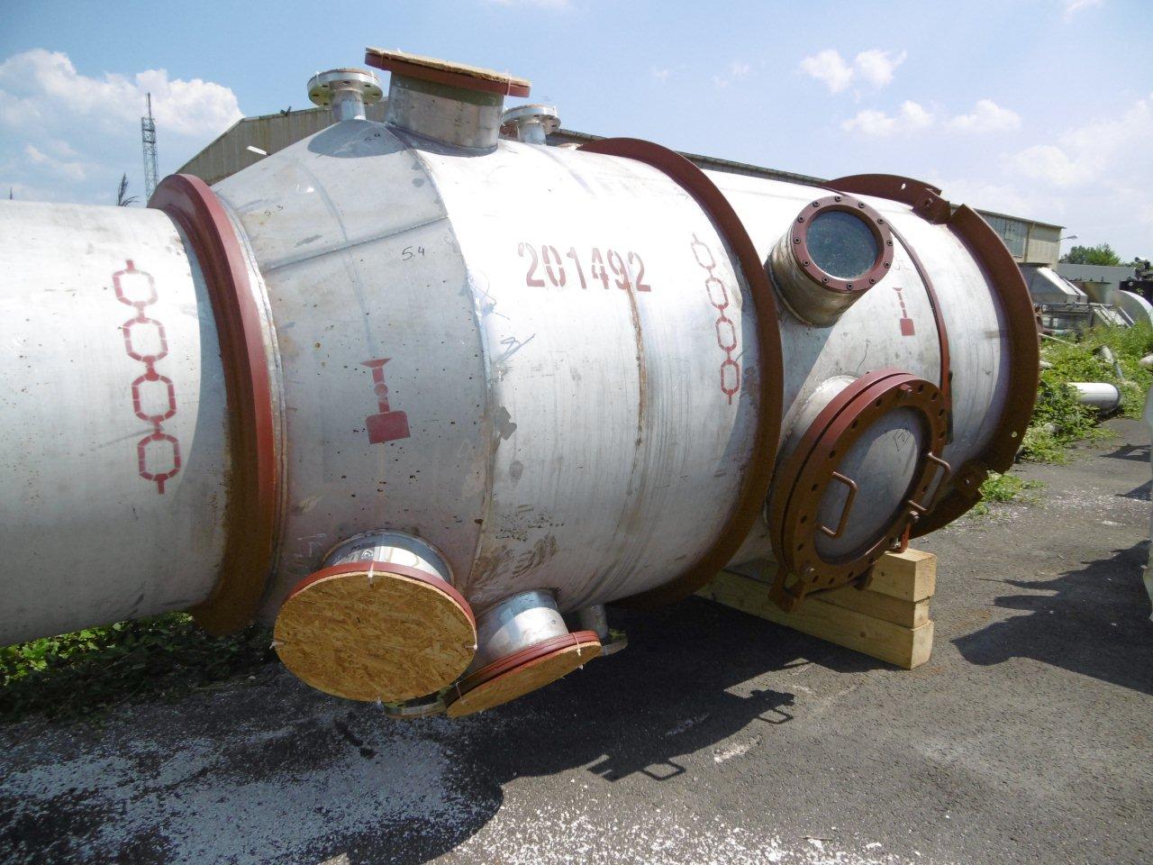  Rising/Falling Film Evaporator 1,350 kg/h (3,000 lb/h) Stainless Steel 316 For Sale - IPP# 201492