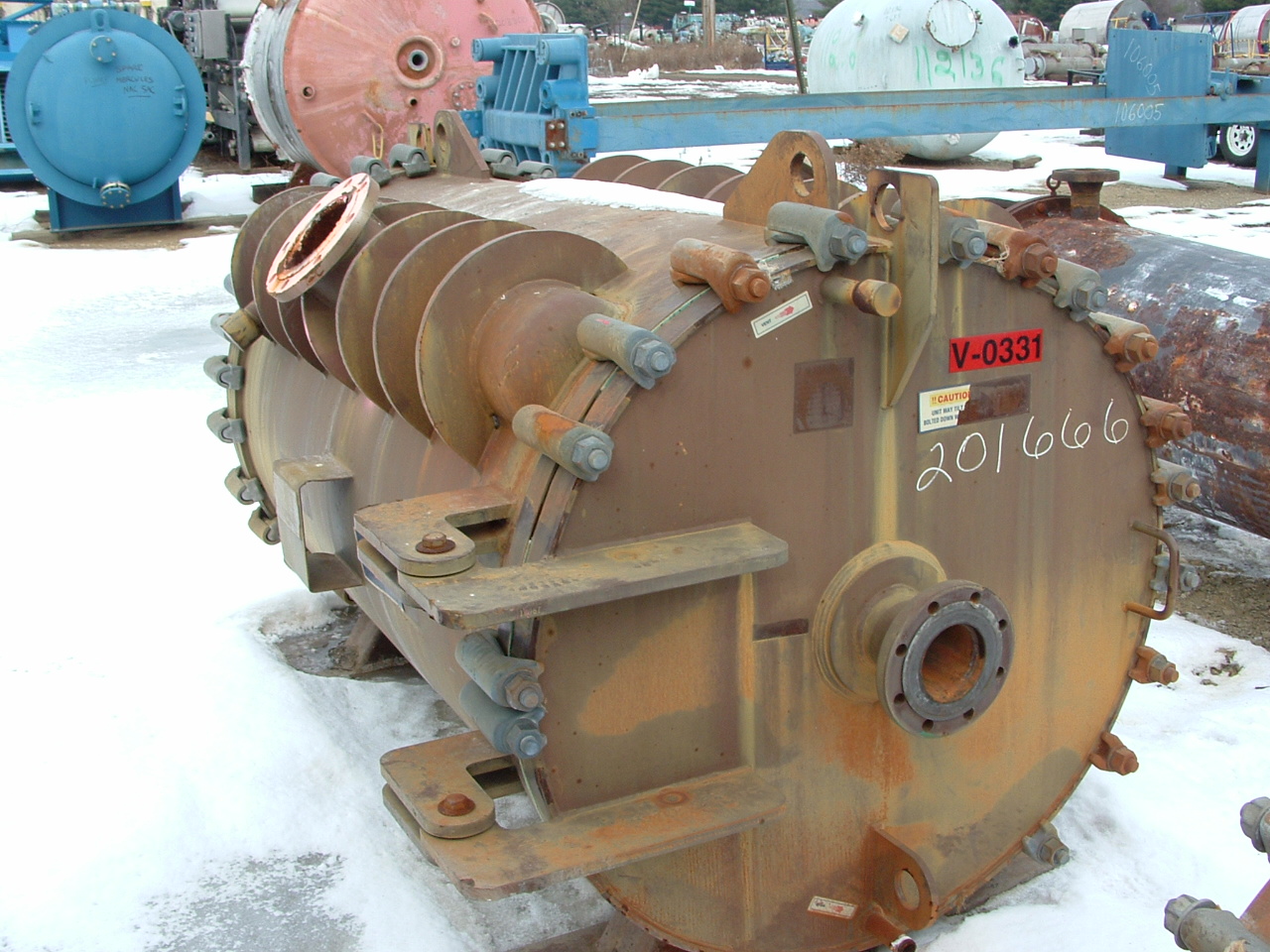 Carbon Steel Spiral Heat Exchanger 97.5 m² (1,050 ft²) For Sale - IPP# 201666