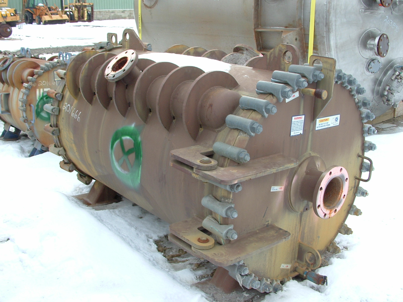  Carbon Steel Spiral Heat Exchanger 97.5 m² (1,050 ft²) For Sale - IPP# 201666