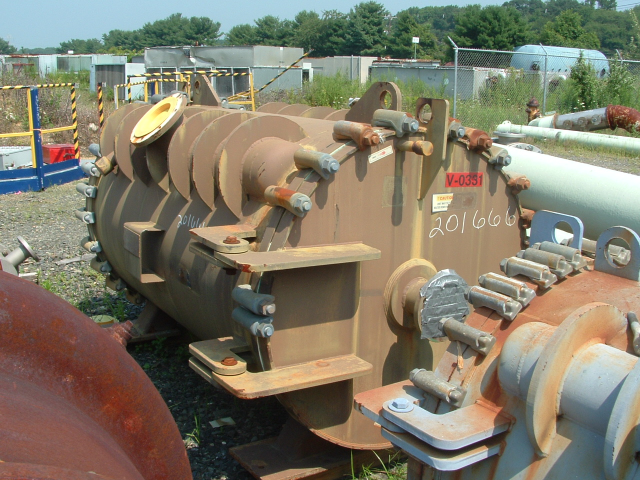  Carbon Steel Spiral Heat Exchanger 97.5 m² (1,050 ft²) For Sale - IPP# 201666
