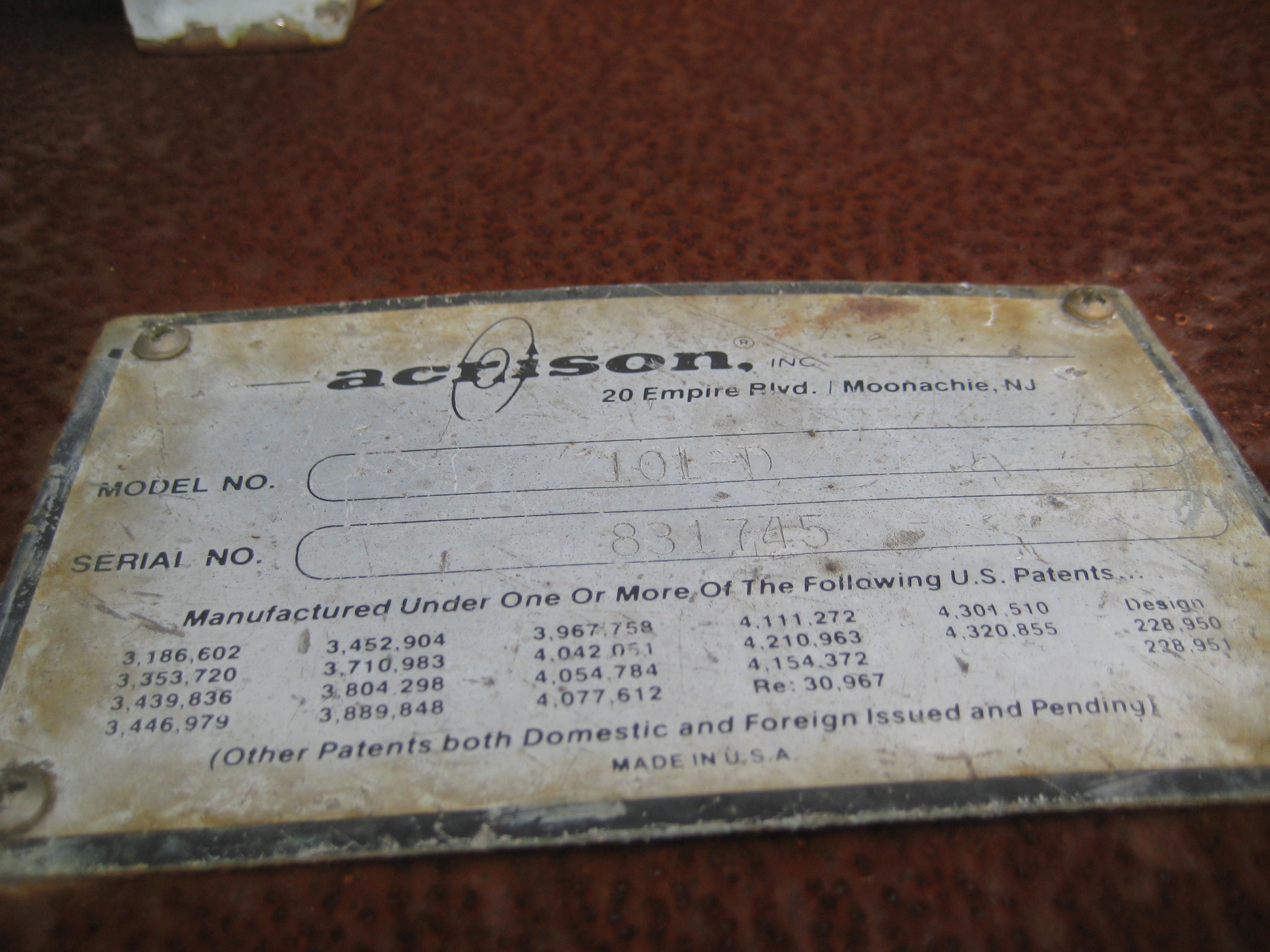 Major Items Plastic - IPP# 201975